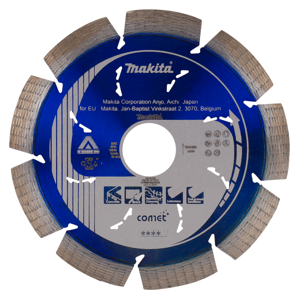 Diamantschijf 115x22,23x2,2mm blauw