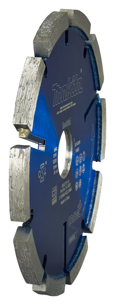 Diamant voegschijf 125x22,23x6,4mm blauw