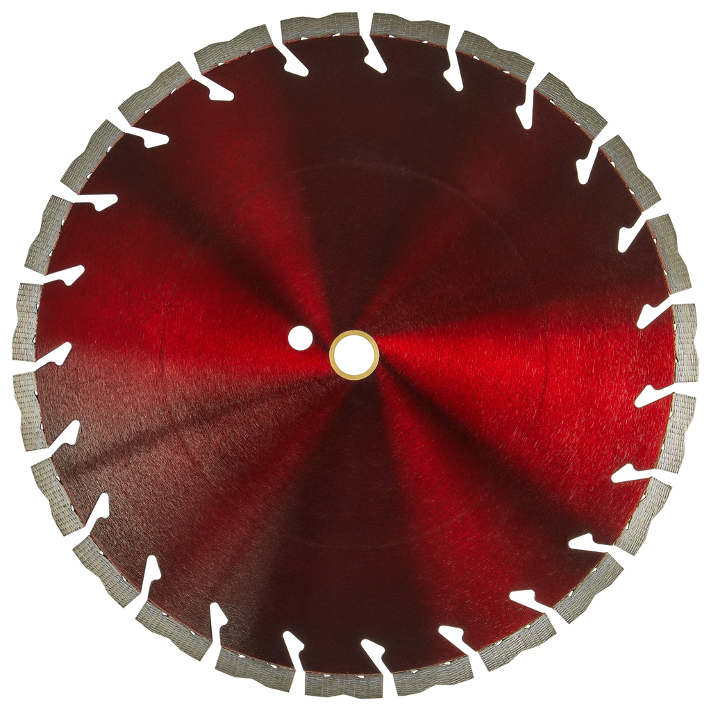 Diamantschijf 350x25,4x3,0mm rood