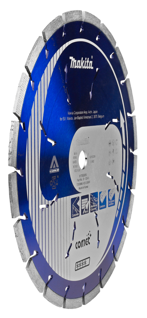 Diamantschijf 300x20x3,2mm blauw