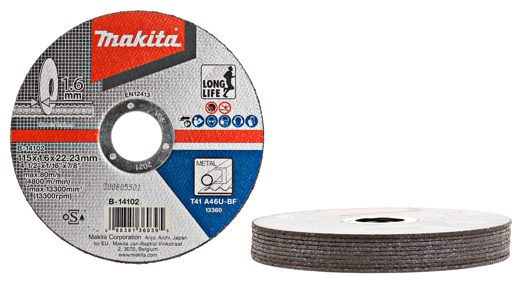 Doorslijpschijf Staal