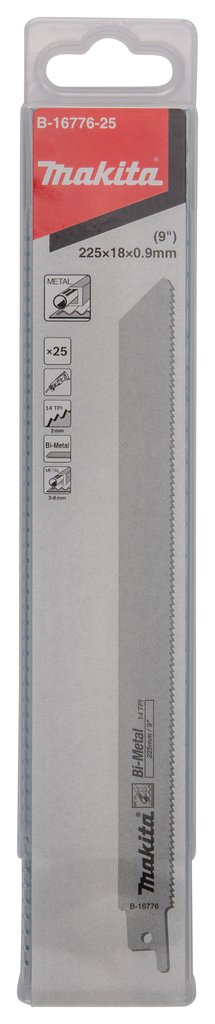 Reciprozaagblad Staal 205mm