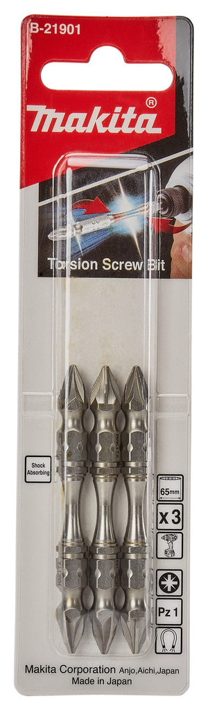 Slagschroefbit PZ1x65mm