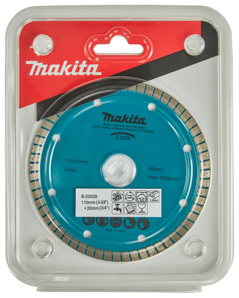 Diamantschijf 110x20x1,9mm