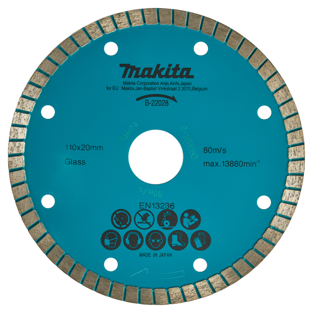 Diamantschijf 110x20x1,9mm