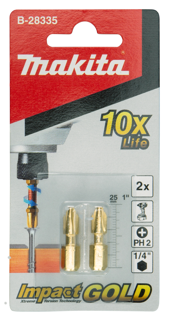 Slagschroefbit PH2x25mm