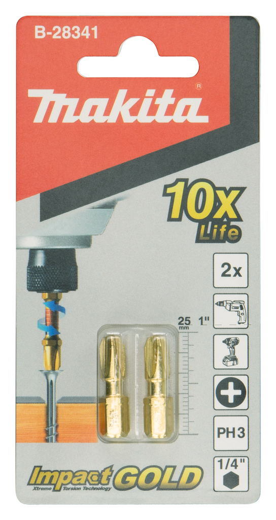 Slagschroefbit PH3x25mm