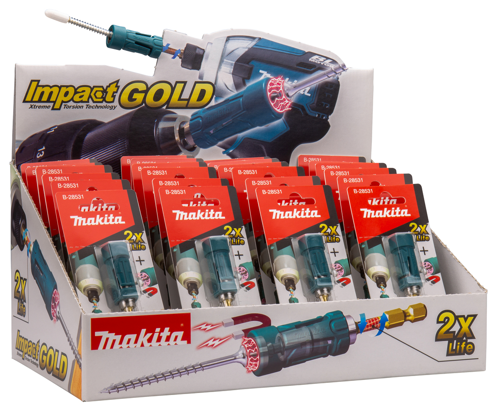 Bithouder 1/4"x79mm magnetisch (Display 24 stuks)