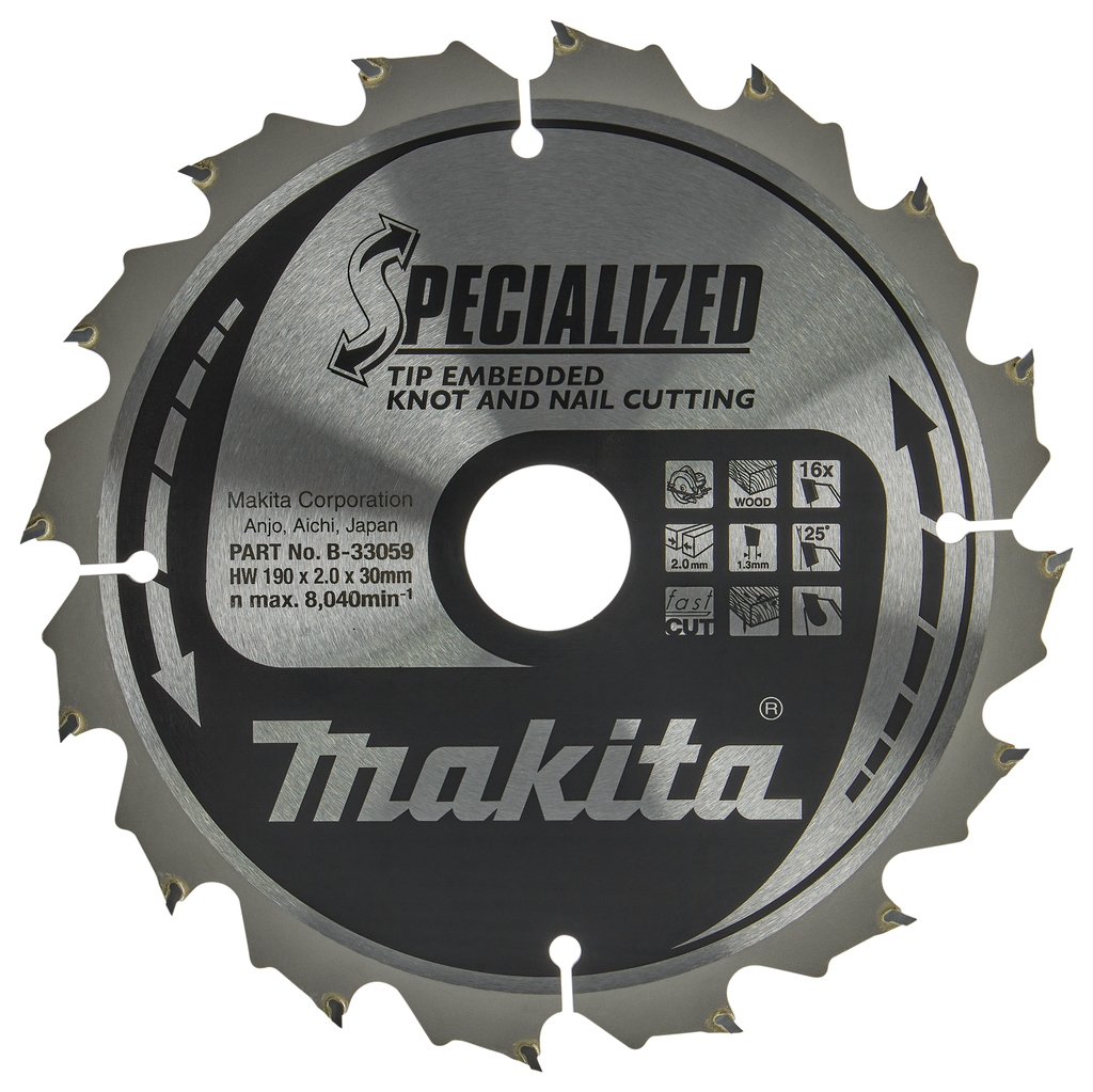 Cirkelzaagblad Hout (noest/spijker)
