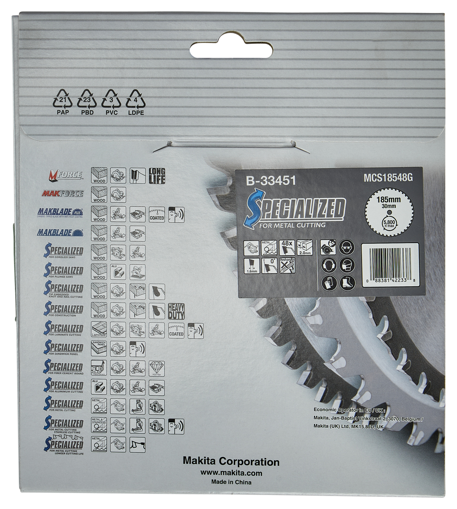 Cirkelzaagblad Staal