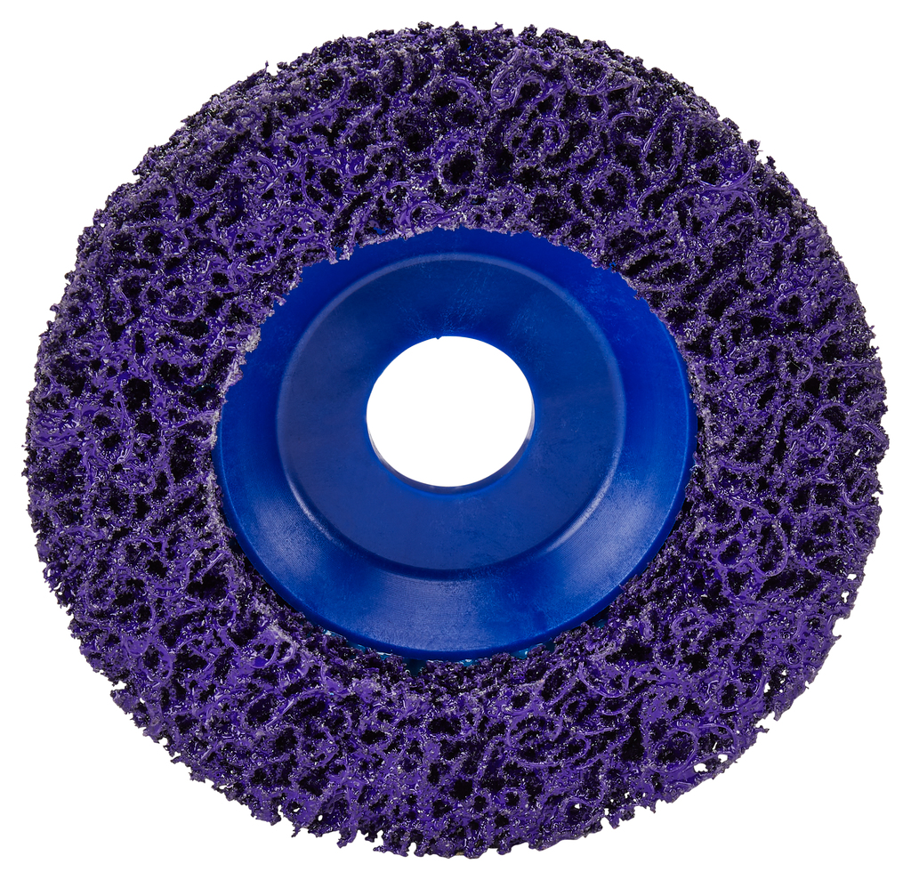 Reinigingsschijf 115mm paars