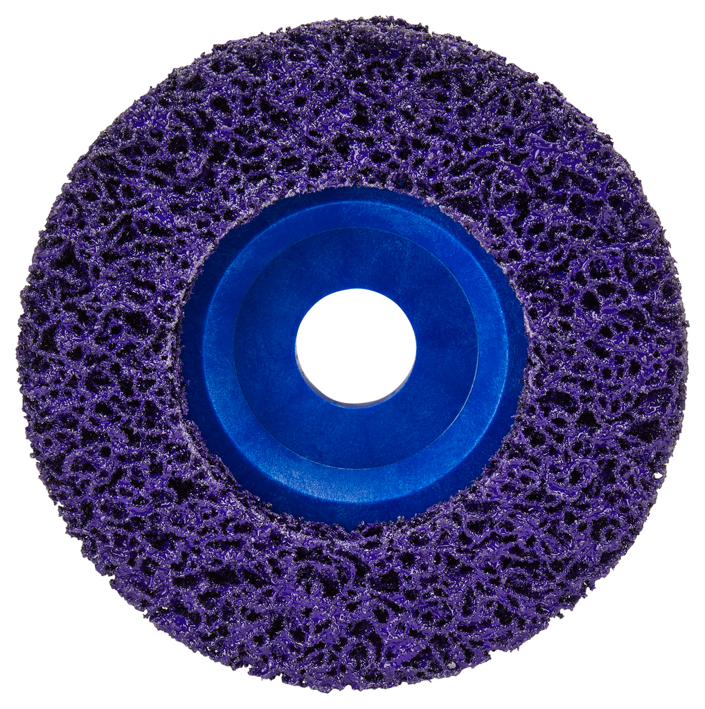 Reinigingsschijf 125mm paars