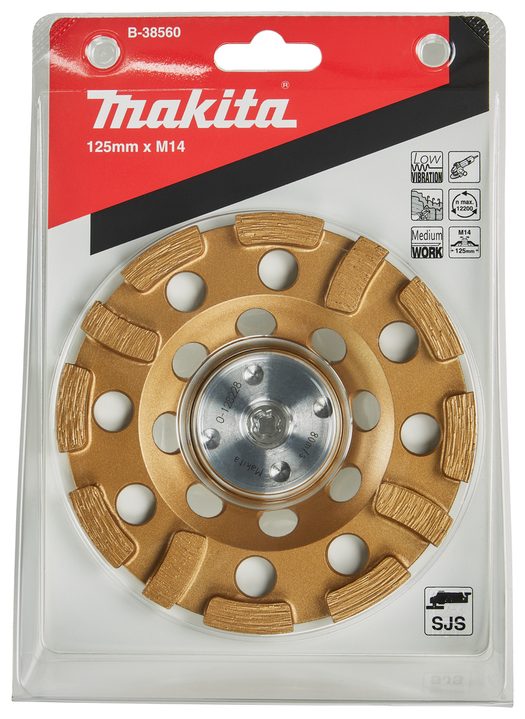 Diamant Komschijf 125mm medium