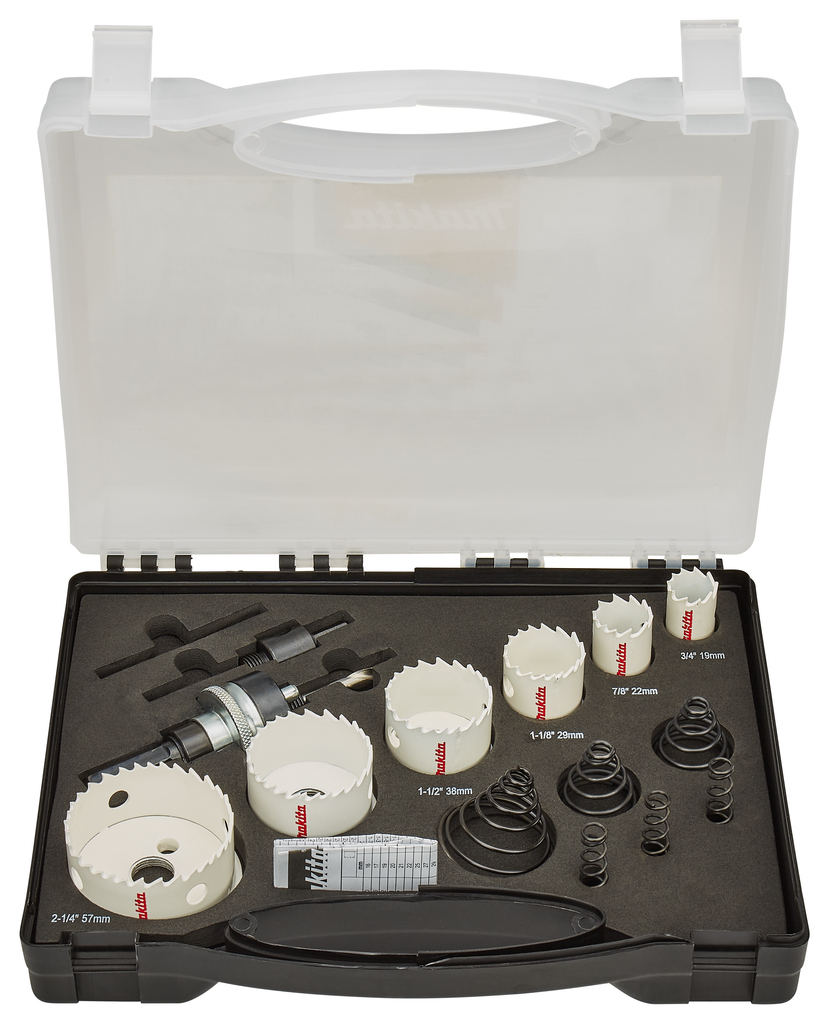 Gatzaagset 15-delig metaal