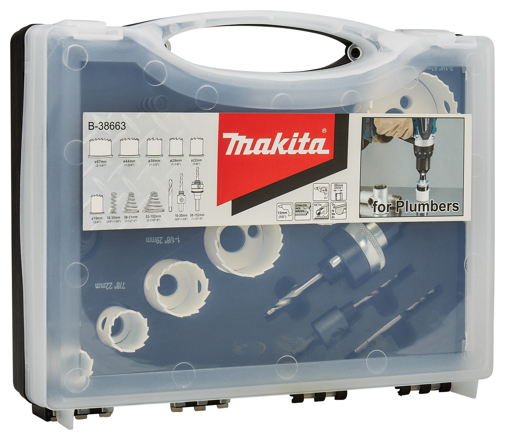 Gatzaagset 15-delig metaal