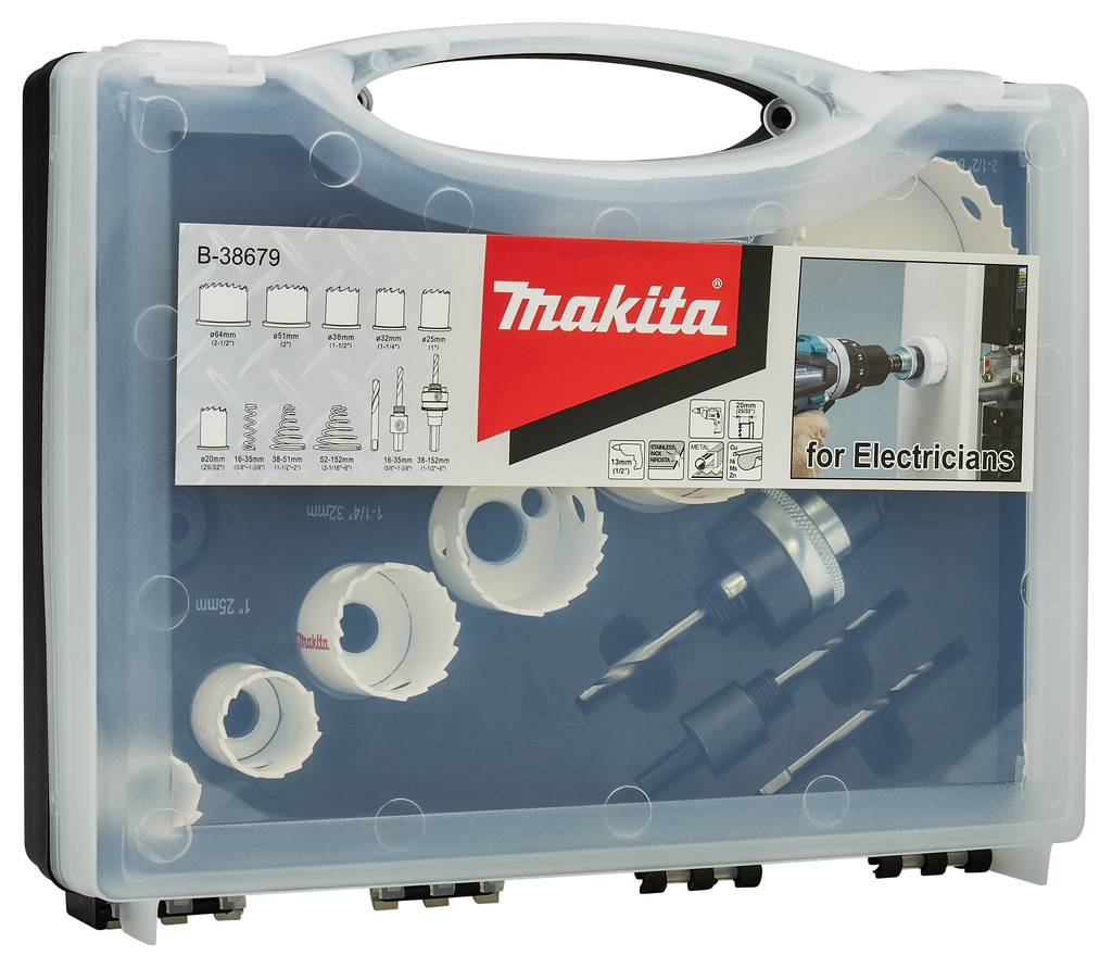 Gatzaagset 15-delig metaal