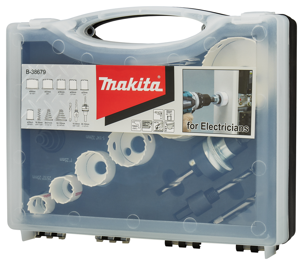 Gatzaagset 15-delig metaal