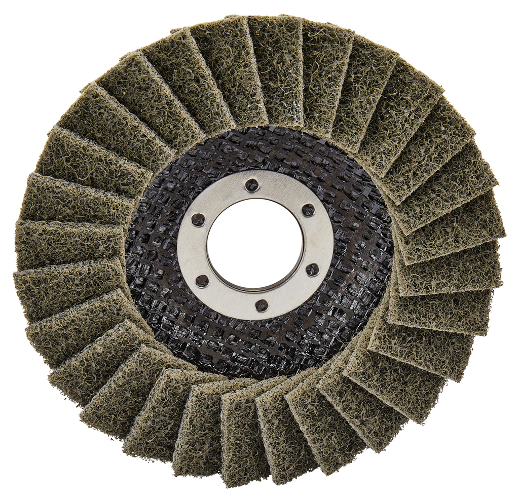 Lamellenschuurvliesschijf 115mm extra fijn