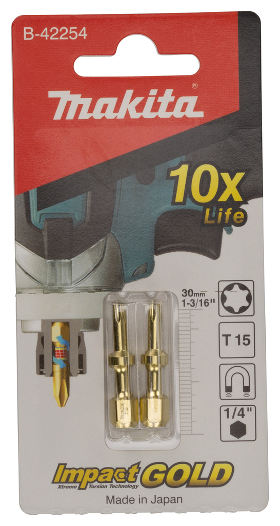 Slagschroefbit T15x30mm