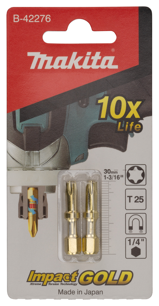 Slagschroefbit T25x30mm