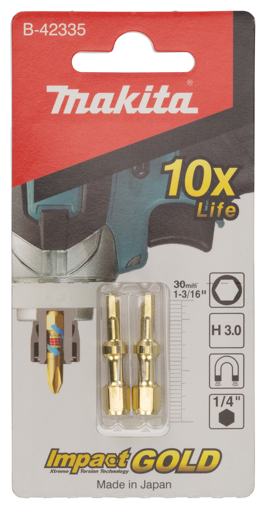 Slagschroefbit H3x30mm