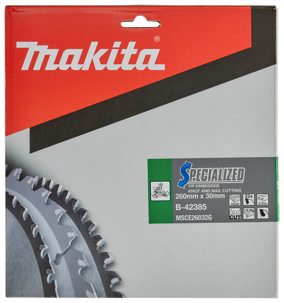 Afkortzaagblad Hout (noest/spijker)