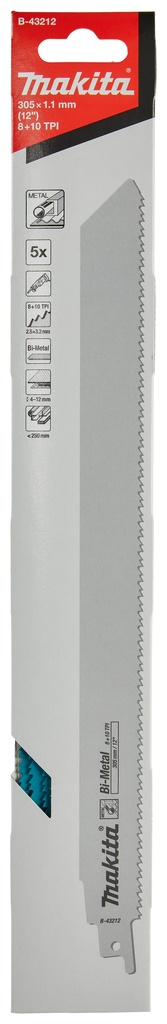 Reciprozaagblad Staal 285mm