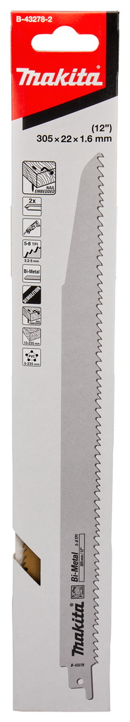 Reciprozaagblad Hout/Staal 285mm