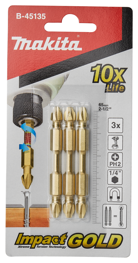 Slagschroefbit PH2x65mm