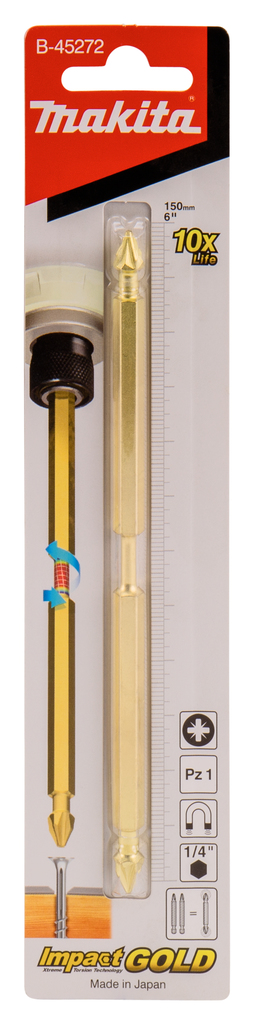 Slagschroefbit PZ1x150mm 