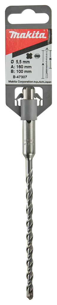 P2S: Betonboor 5,5x160mm SDS-PLUS