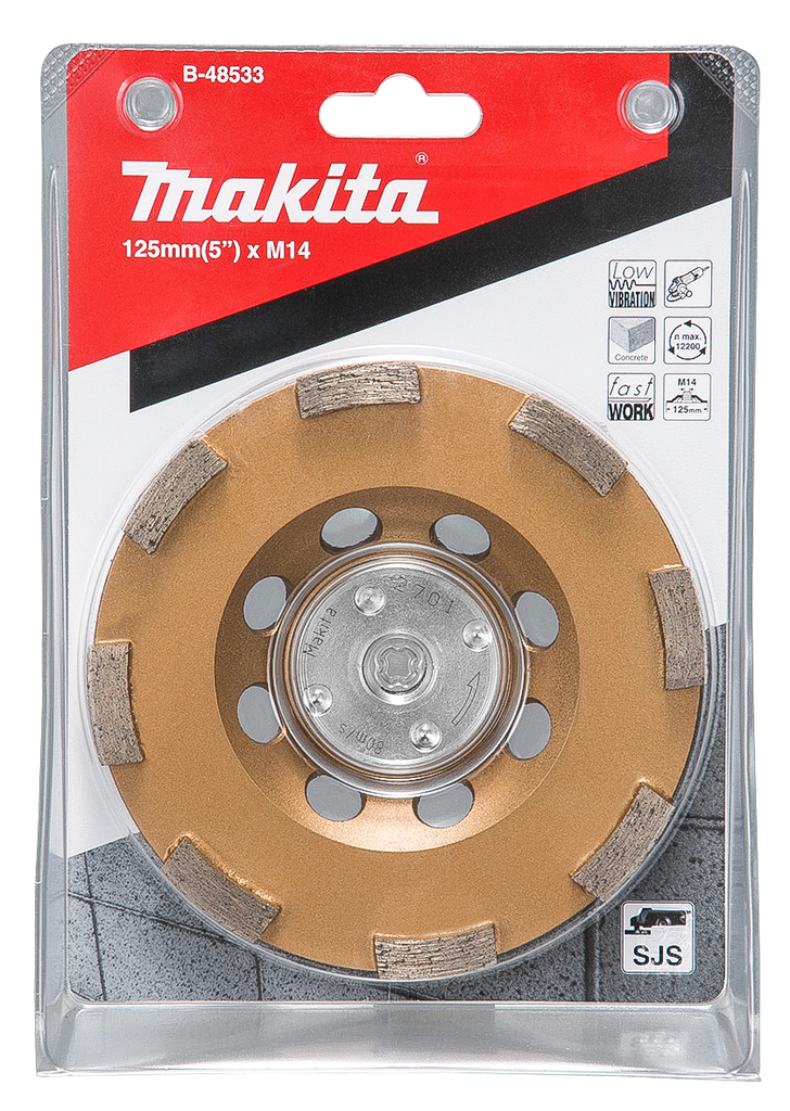 Diamant komschijf 125mm snel