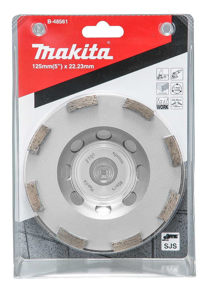 Diamant komschijf 125mm snel