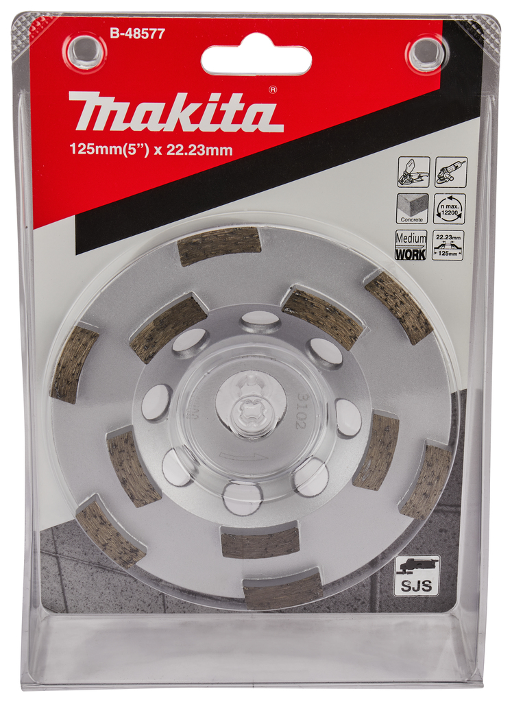 Diamant komschijf 125mm snel