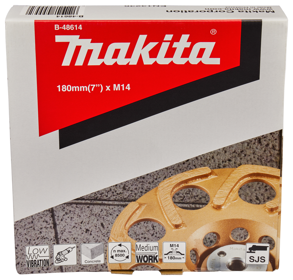 Diamant komschijf 180mm medium