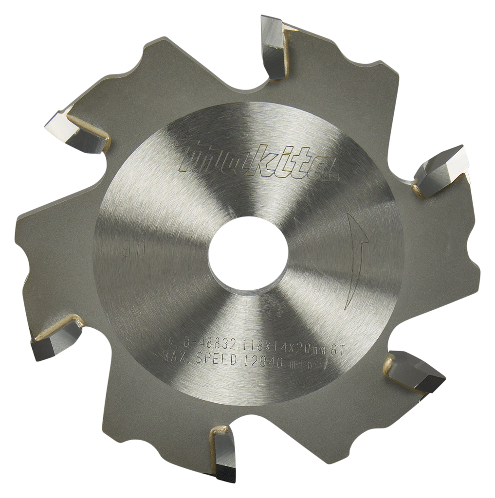 V-groeffreesblad 90° alu