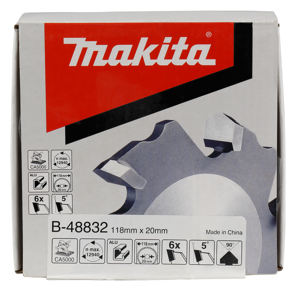 V-groeffreesblad 90° alu