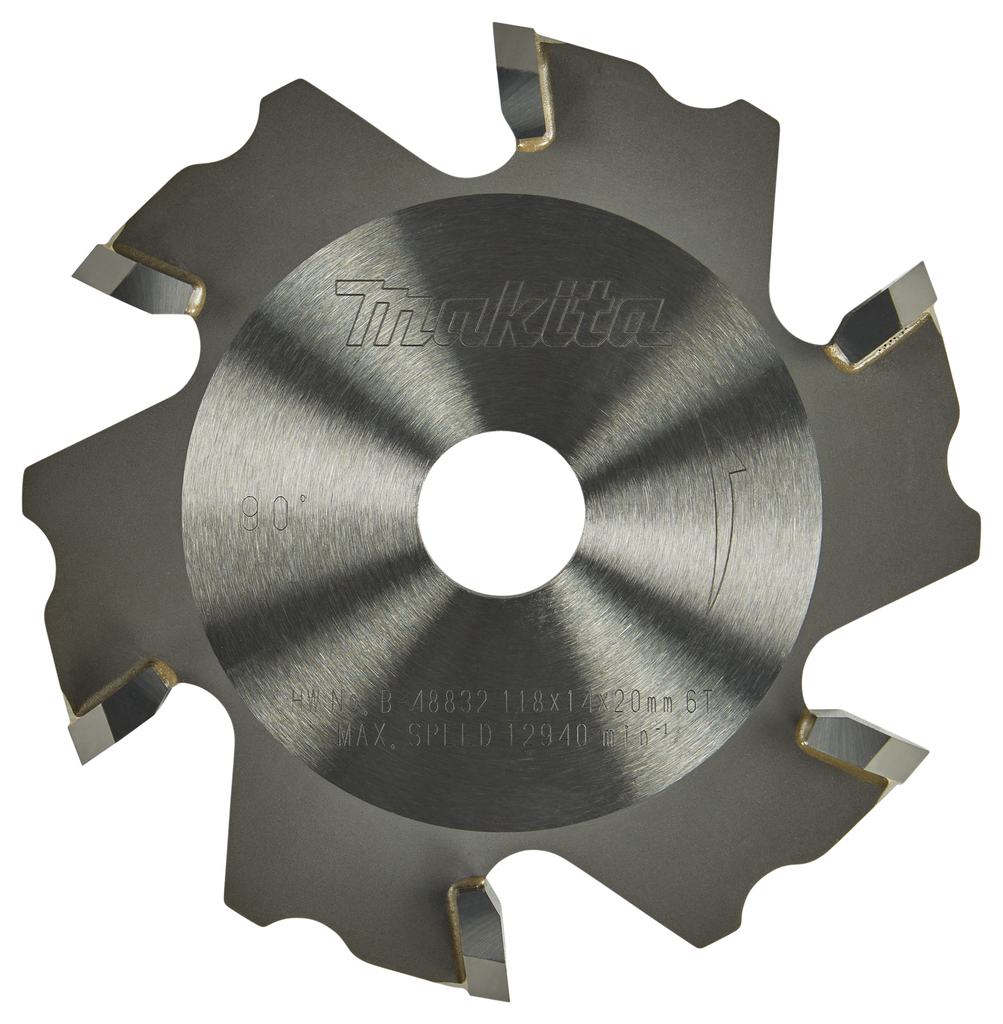 V-groeffreesblad 90° alu