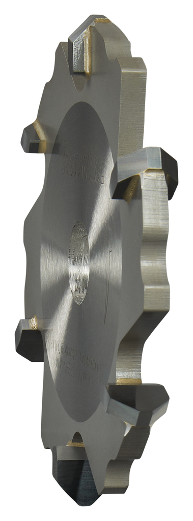 V-groeffreesblad 90° alu