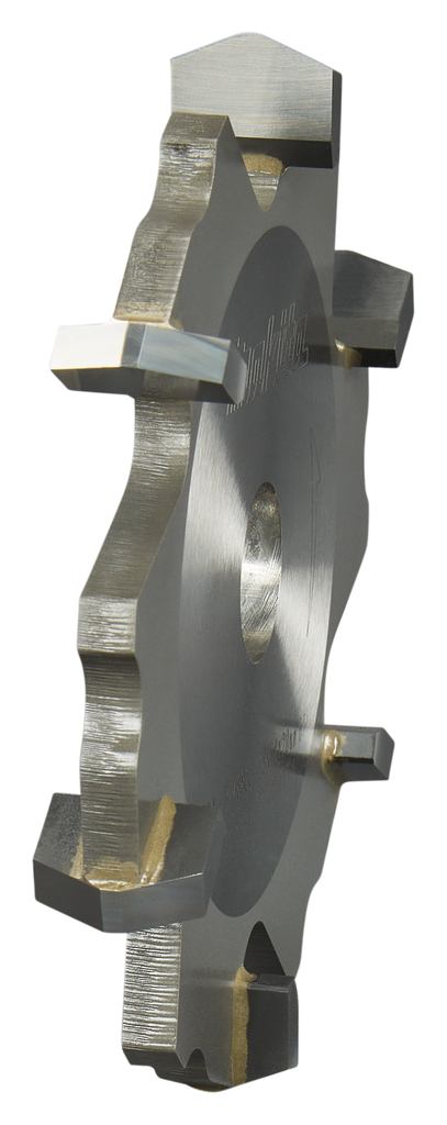 V-groeffreesblad 135° alu