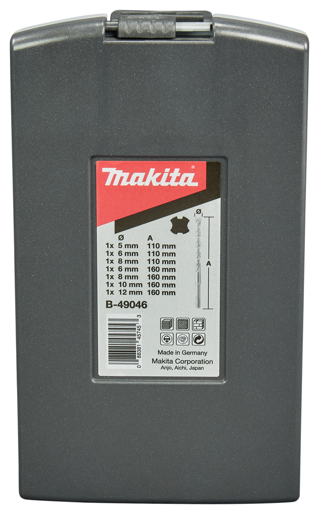 P2S: Betonboorset 7-delig