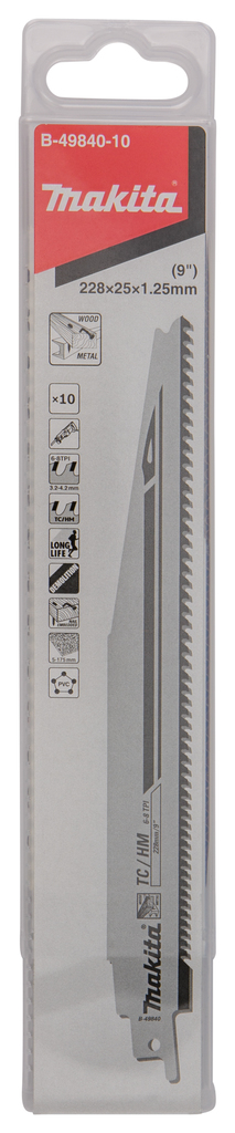 Reciprozaagblad Hout/Staal 205mm