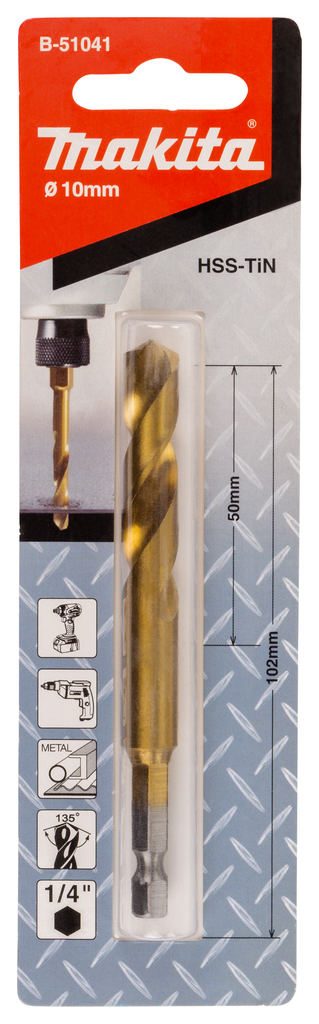 Metaalboor slagschroef 10,0x102mm