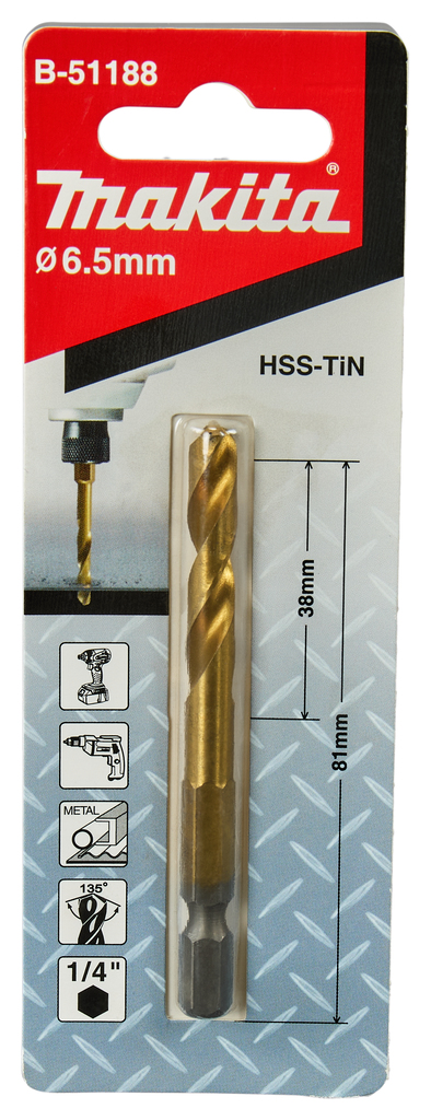 Metaalb Hss-T 6,5x81mm