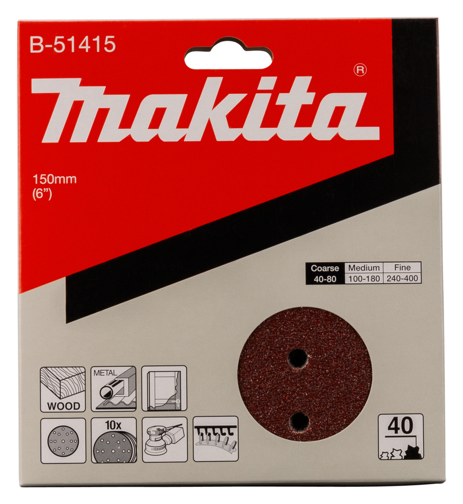 Schuurschijf 150mm A40 velcro