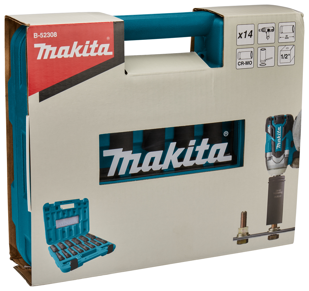 Krachtdoppenset 14-delig