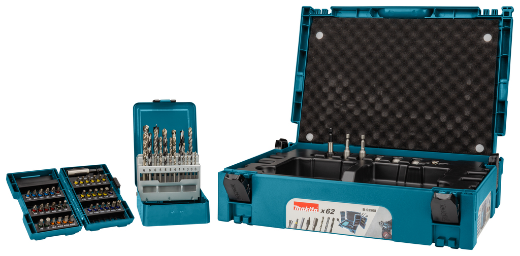 Boor-/schroefbitset 62-delig