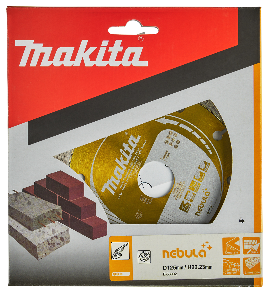 Diamantschijf 125x22,23x2,0mm oranje