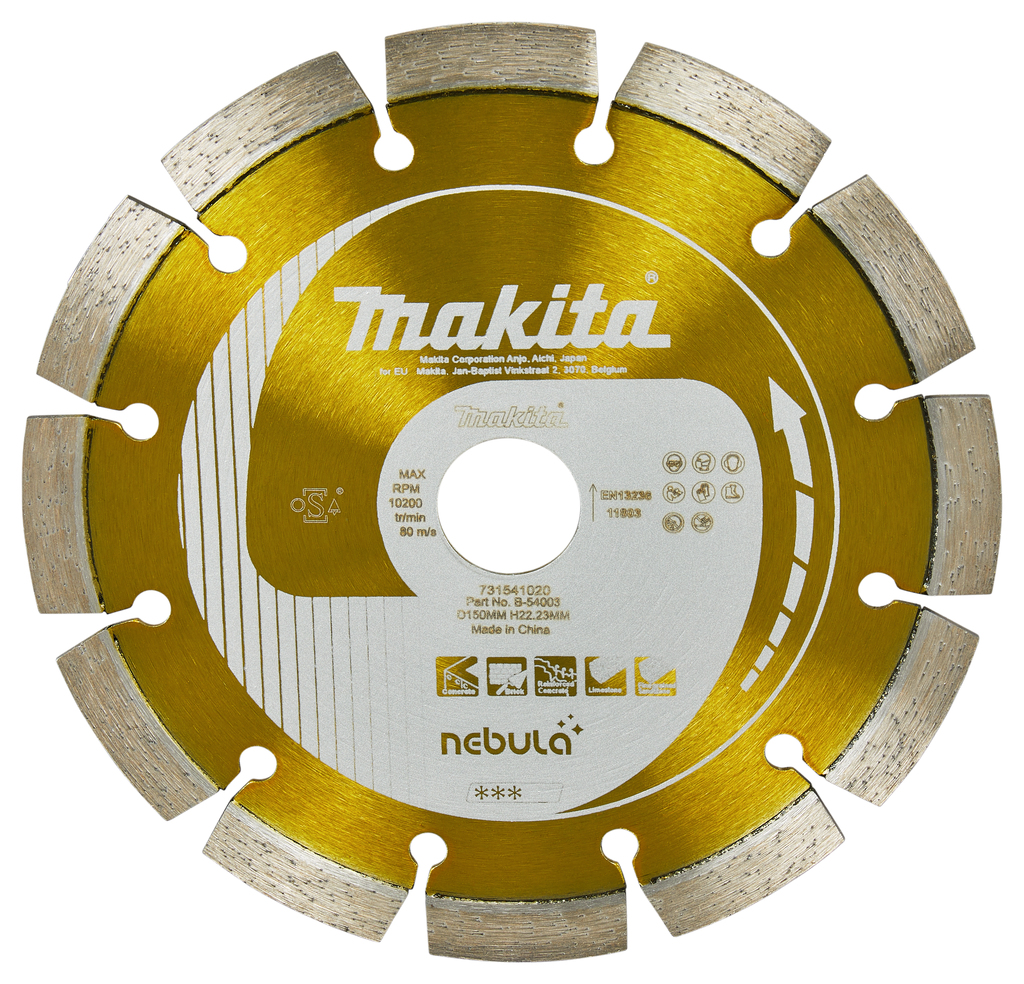 Diamantschijf 150x22,23x2,0mm oranje