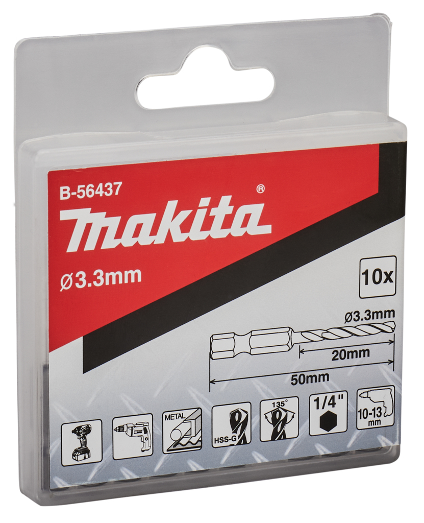 Blindklinknagelboor 3,3x50mm